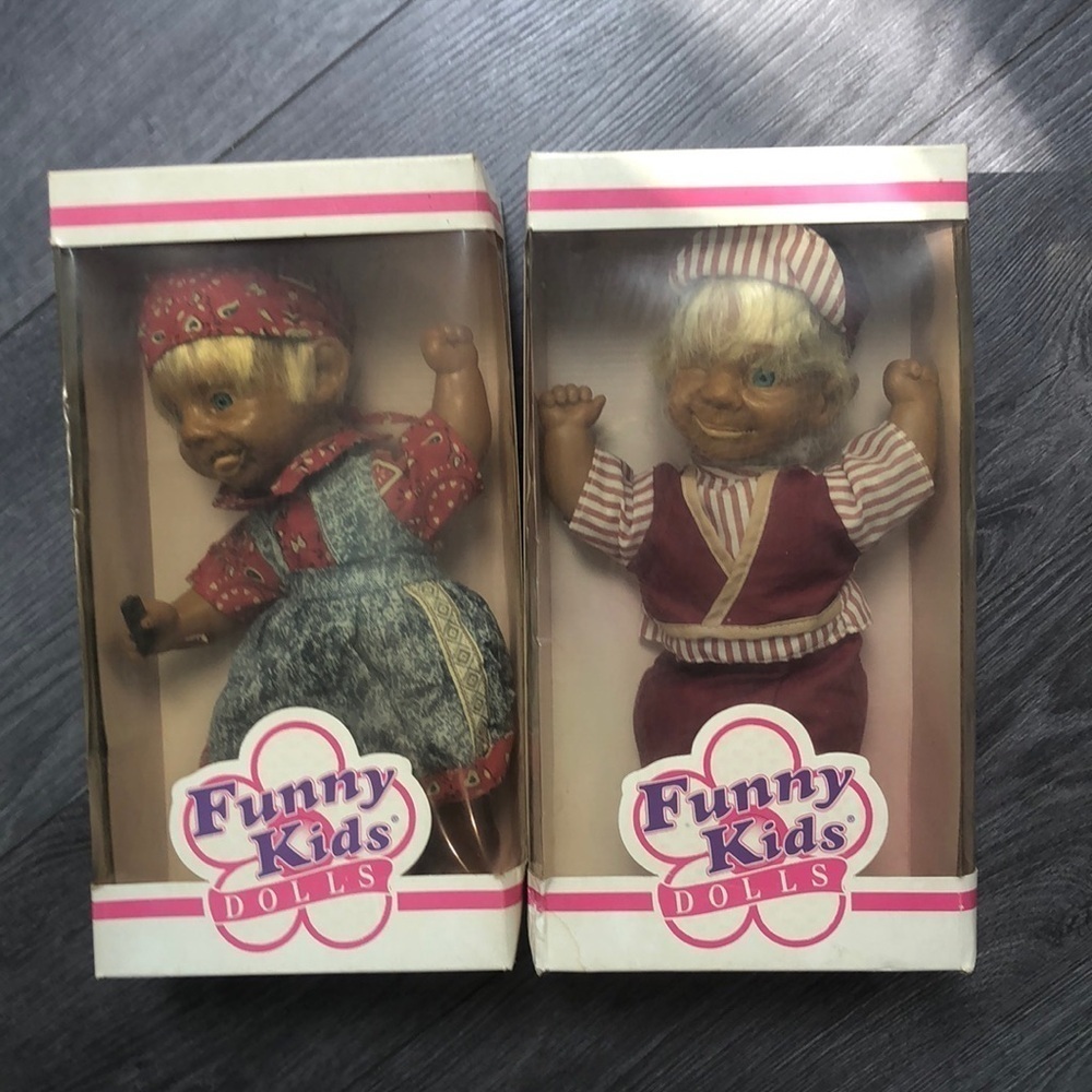 Vintage Funny kids Dolls